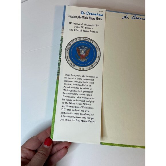 Woodrow, the White House Mouse Signed Hardback Picture Book - Picture 2 of 10